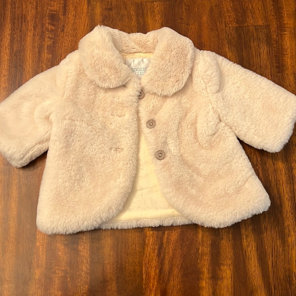 Baby fur coat size 3months